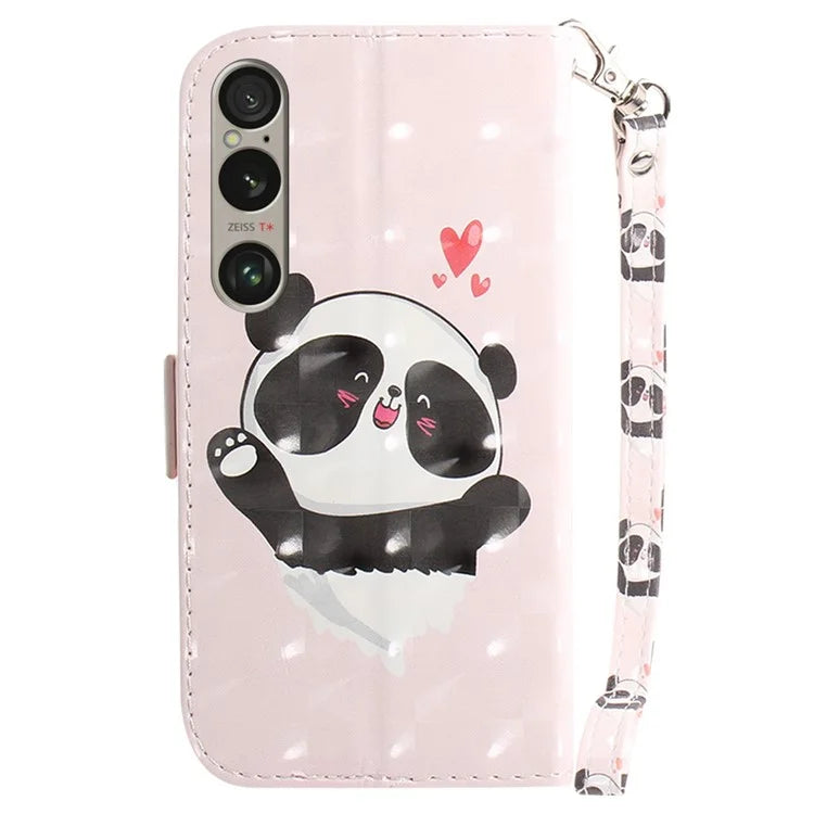 For Sony Xperia 1 VI Case Pattern Printing Wallet Stand Leather Phone Cover