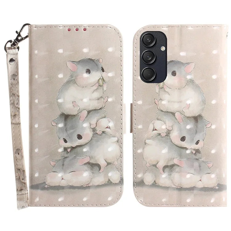 For Samsung Galaxy M55 5G / C55 5G / F55 5G Case Pattern Printing Wallet Leather Phone Cover