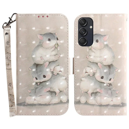 For Samsung Galaxy M55 5G / C55 5G / F55 5G Case Pattern Printing Wallet Leather Phone Cover