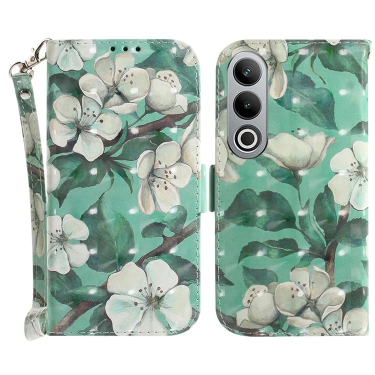 For OnePlus Nord CE4 5G Case 3D Pattern PU Leather Flip Phone Cover