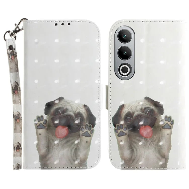 For OnePlus Nord CE4 5G Case 3D Pattern PU Leather Flip Phone Cover
