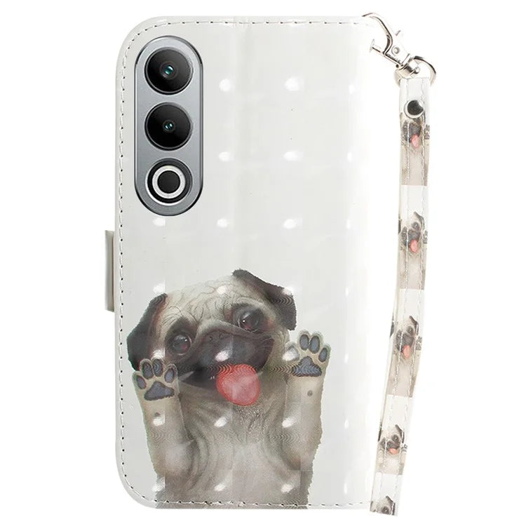 For OnePlus Nord CE4 5G Case 3D Pattern PU Leather Flip Phone Cover