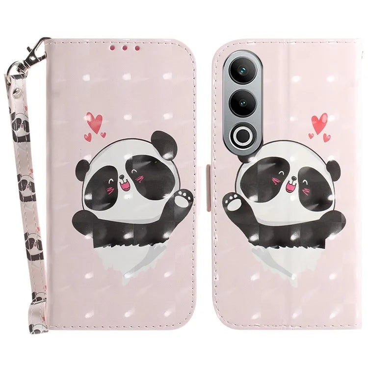 For OnePlus Nord CE4 5G Case 3D Pattern PU Leather Flip Phone Cover