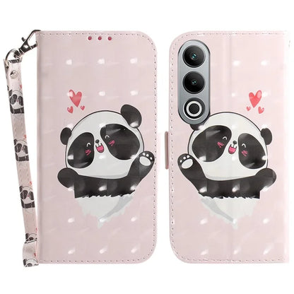 For OnePlus Nord CE4 5G Case 3D Pattern PU Leather Flip Phone Cover