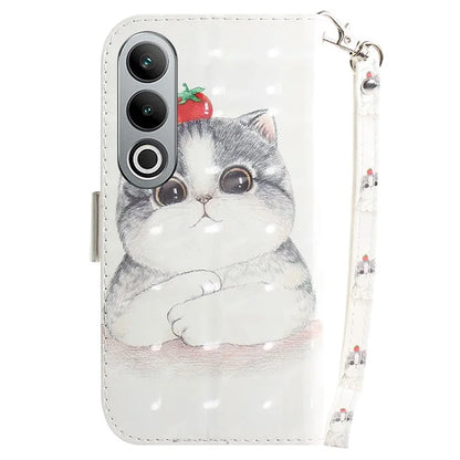 For OnePlus Nord CE4 5G Case 3D Pattern PU Leather Flip Phone Cover