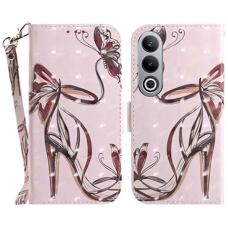 For OnePlus Nord CE4 5G Case 3D Pattern PU Leather Flip Phone Cover