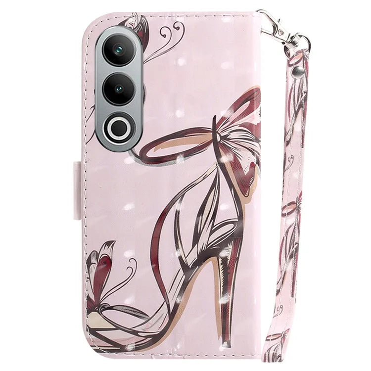 For OnePlus Nord CE4 5G Case 3D Pattern PU Leather Flip Phone Cover