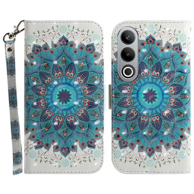 For OnePlus Nord CE4 5G Case 3D Pattern PU Leather Flip Phone Cover