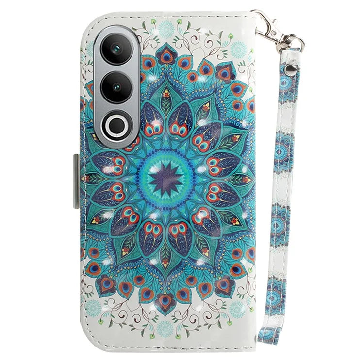For OnePlus Nord CE4 5G Case 3D Pattern PU Leather Flip Phone Cover