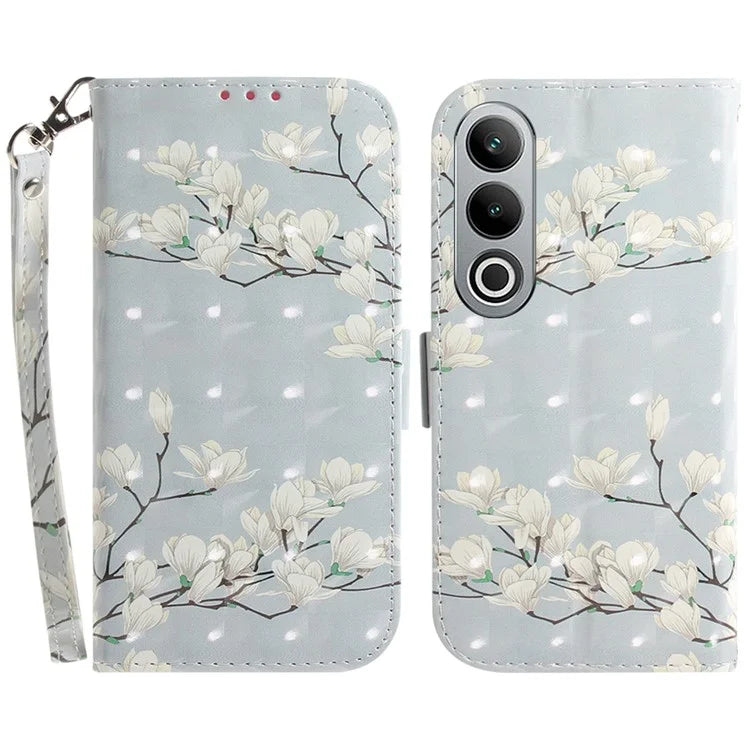 For OnePlus Nord CE4 5G Case 3D Pattern PU Leather Flip Phone Cover