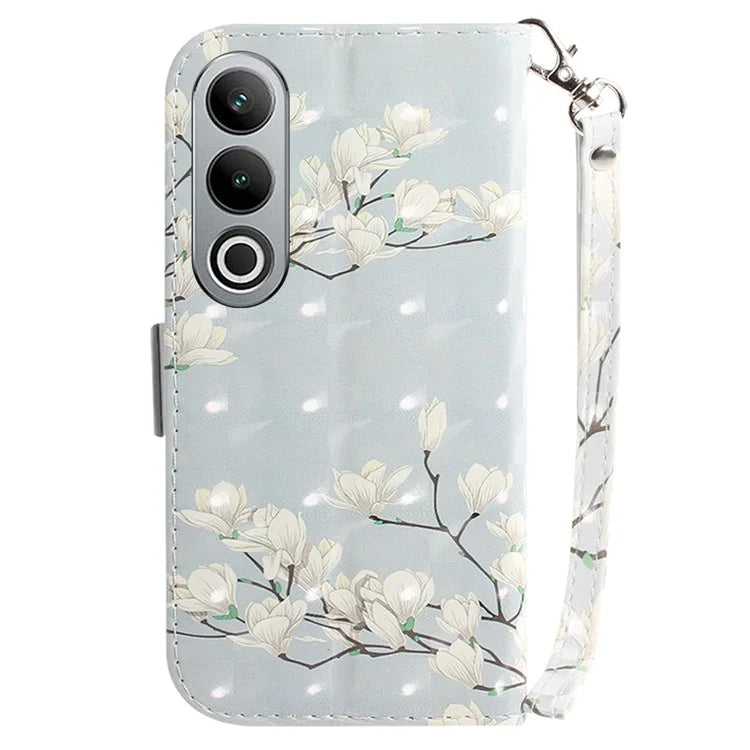 For OnePlus Nord CE4 5G Case 3D Pattern PU Leather Flip Phone Cover