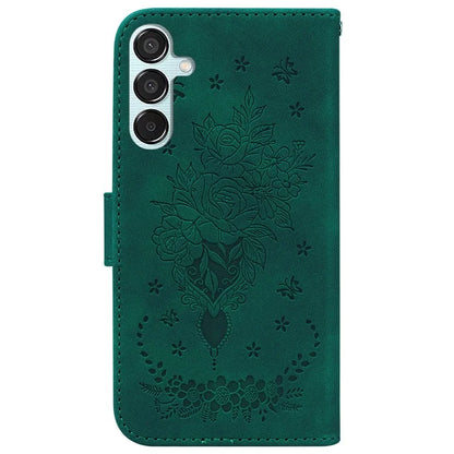 For Samsung Galaxy M15 5G / F15 5G Case Butterfly Flower Pattern Flip Leather Phone Cover