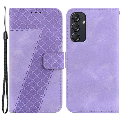 For Samsung Galaxy M55 5G / C55 5G / F55 5G Case Wallet Card Slots 7-Shape Phone Leather Cover