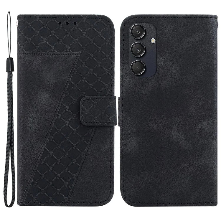 For Samsung Galaxy M55 5G / C55 5G / F55 5G Case Wallet Card Slots 7-Shape Phone Leather Cover