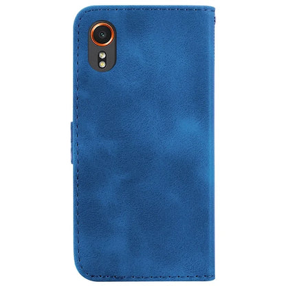 For Samsung Galaxy Xcover7 Wallet Case 7-Shape Imprinted Leather Phone Cover