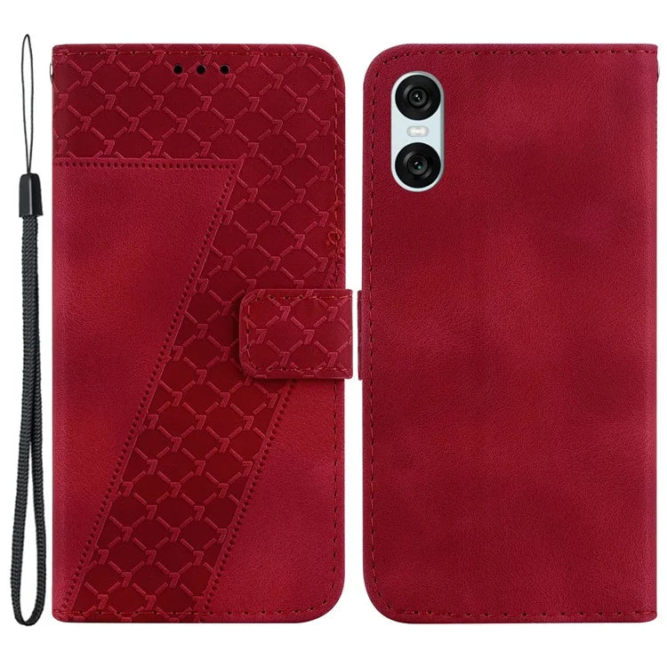 For Sony Xperia 5 VI Wallet Case 7-Shape PU Leather Protective Phone Cover