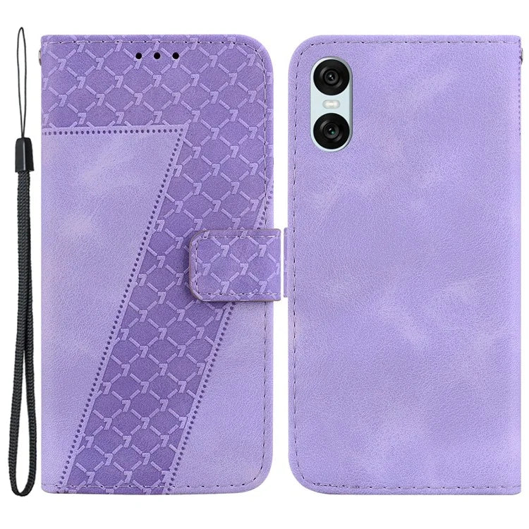 For Sony Xperia 5 VI Wallet Case 7-Shape PU Leather Protective Phone Cover