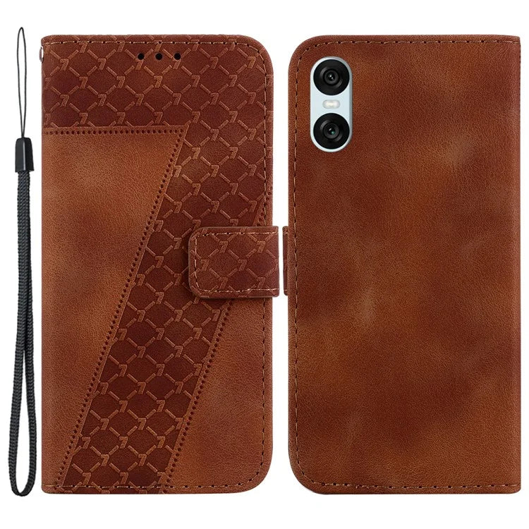 For Sony Xperia 5 VI Wallet Case 7-Shape PU Leather Protective Phone Cover