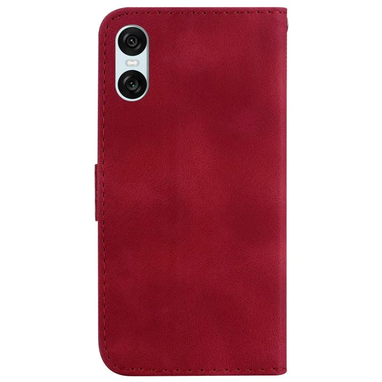 For Sony Xperia 10 VI Wallet Case 7-Shape PU Leather Flip Phone Cover