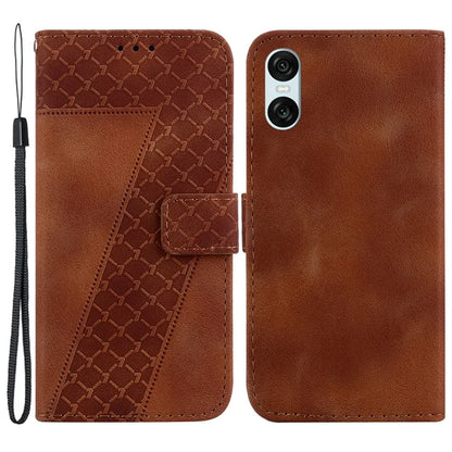 For Sony Xperia 10 VI Wallet Case 7-Shape PU Leather Flip Phone Cover