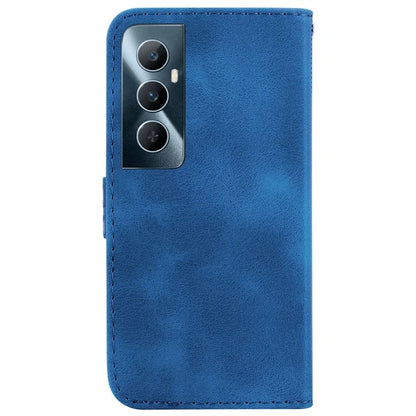 For Realme C65 4G Case Leather Wallet Phone Cover with Imprinted 7-Shape