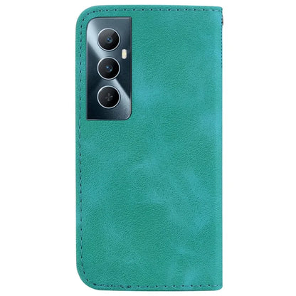 For Realme C65 4G Case Leather Wallet Phone Cover with Imprinted 7-Shape