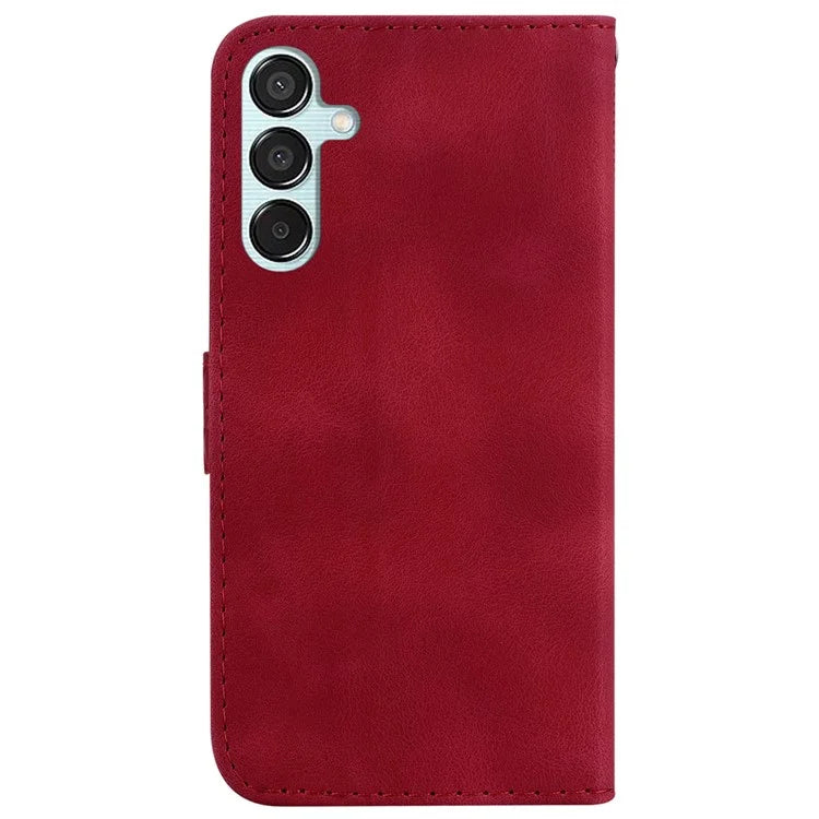 For Samsung Galaxy M15 5G / F15 5G Case Leather Wallet Stand Cover Imprint 7-Shape