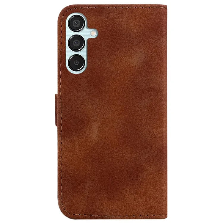 For Samsung Galaxy M15 5G / F15 5G Case Leather Wallet Stand Cover Imprint 7-Shape