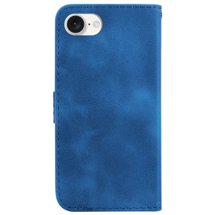 For iPhone SE (2024) Wallet Case 7-Shape PU Leather Protective Phone Cover