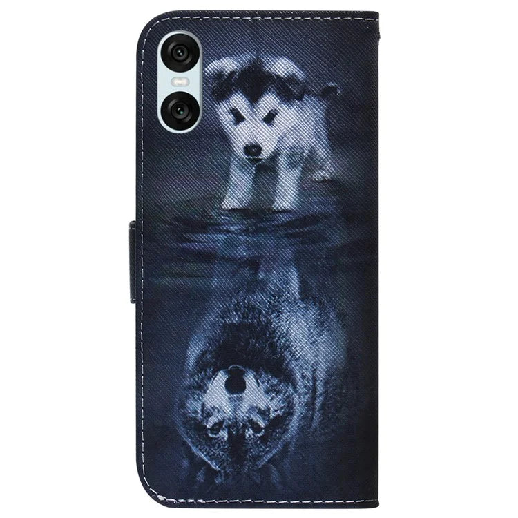 For Sony Xperia 5 VI Wallet Case Pattern Print PU Leather Phone Cover