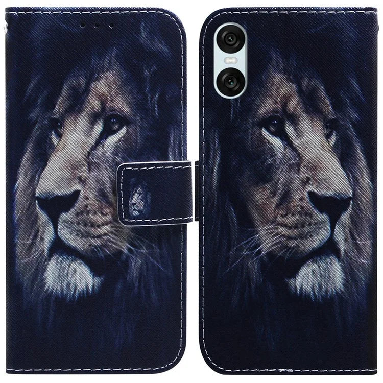 For Sony Xperia 5 VI Wallet Case Pattern Print PU Leather Phone Cover