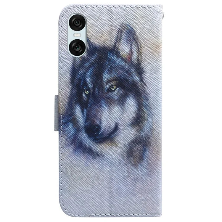For Sony Xperia 5 VI Wallet Case Pattern Print PU Leather Phone Cover