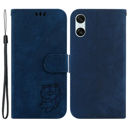 For Sony Xperia 5 VI Case Cute Tiger Pattern Wallet Leather Phone Cover