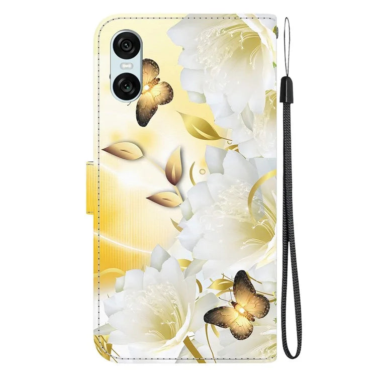 For Sony Xperia 5 VI Case Wallet Pattern Print Leather Phone Cover
