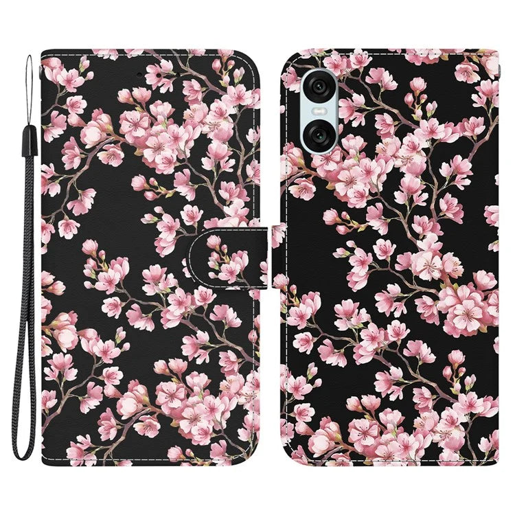 For Sony Xperia 5 VI Case Wallet Pattern Print Leather Phone Cover