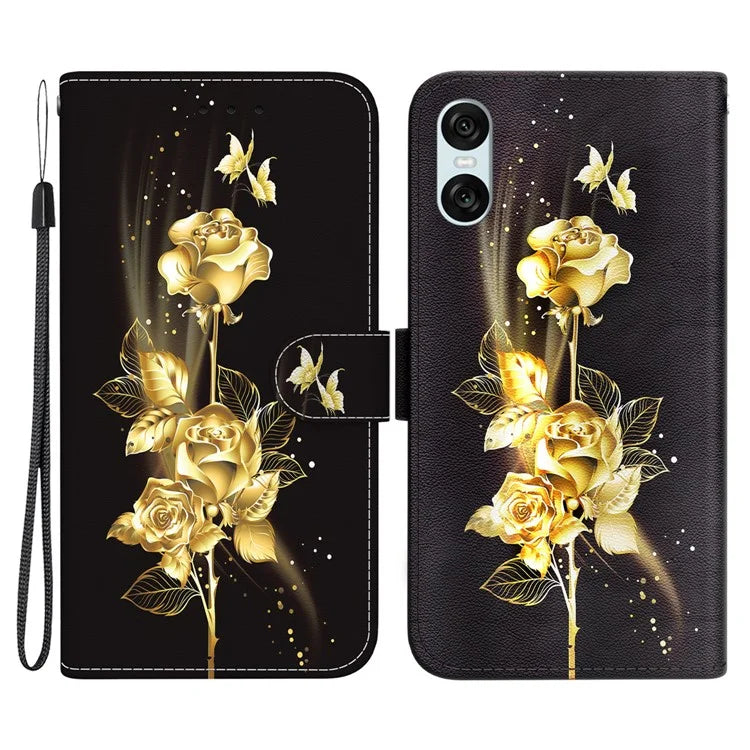 For Sony Xperia 5 VI Case Wallet Pattern Print Leather Phone Cover