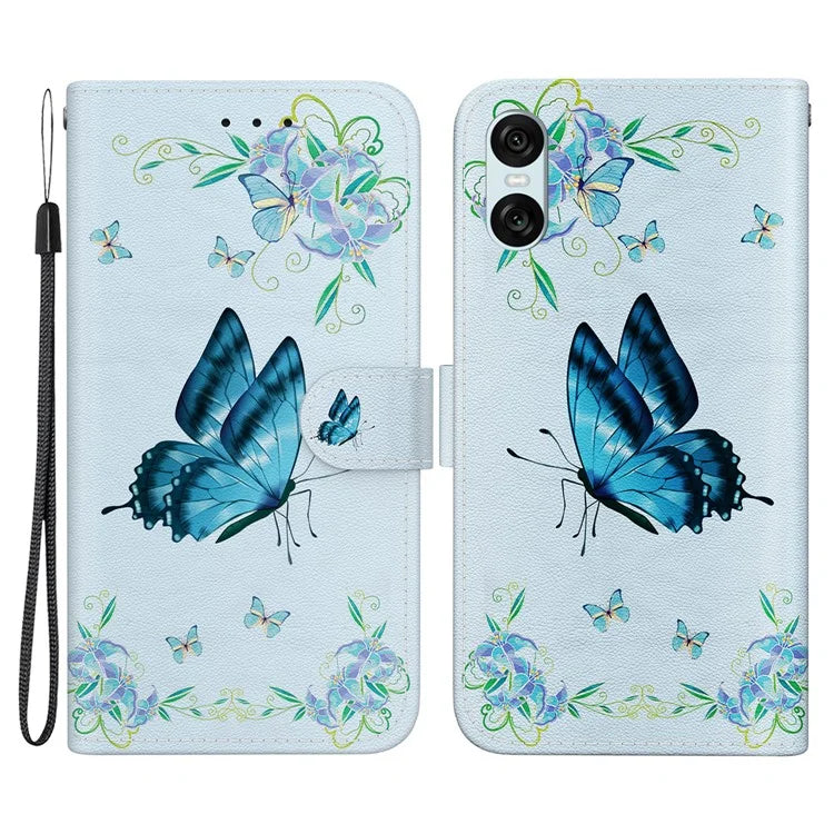 For Sony Xperia 5 VI Case Wallet Pattern Print Leather Phone Cover