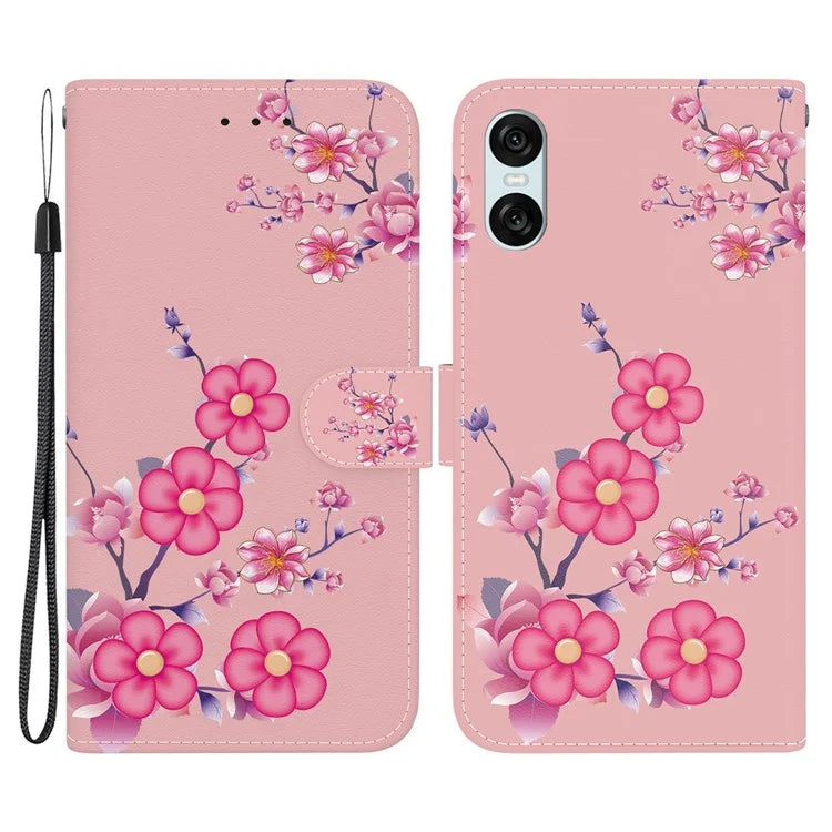 For Sony Xperia 5 VI Case Wallet Pattern Print Leather Phone Cover