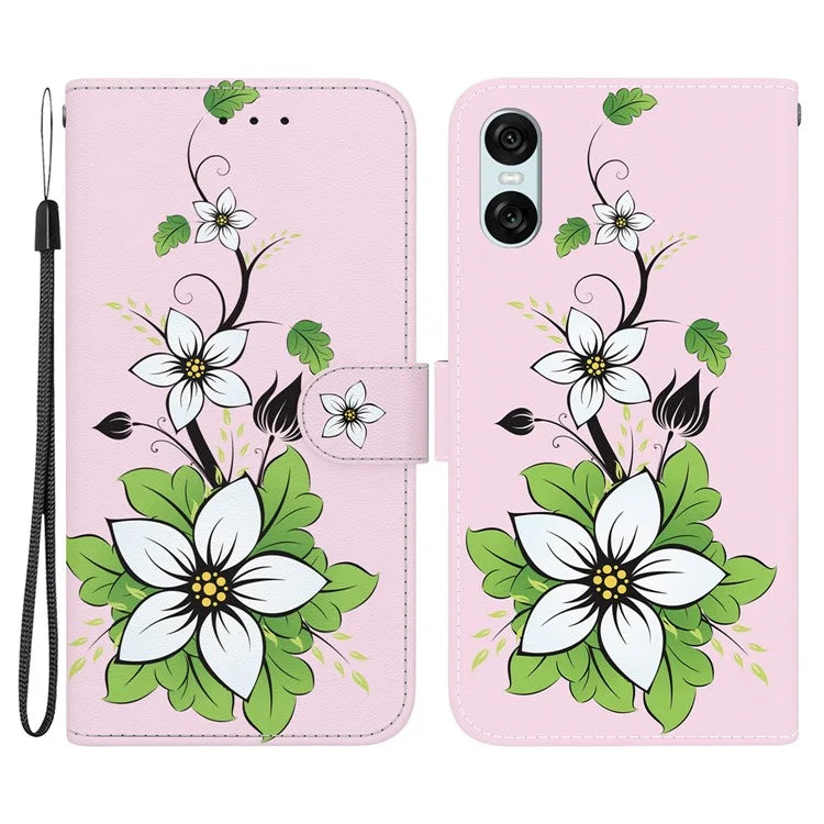 For Sony Xperia 5 VI Case Wallet Pattern Print Leather Phone Cover