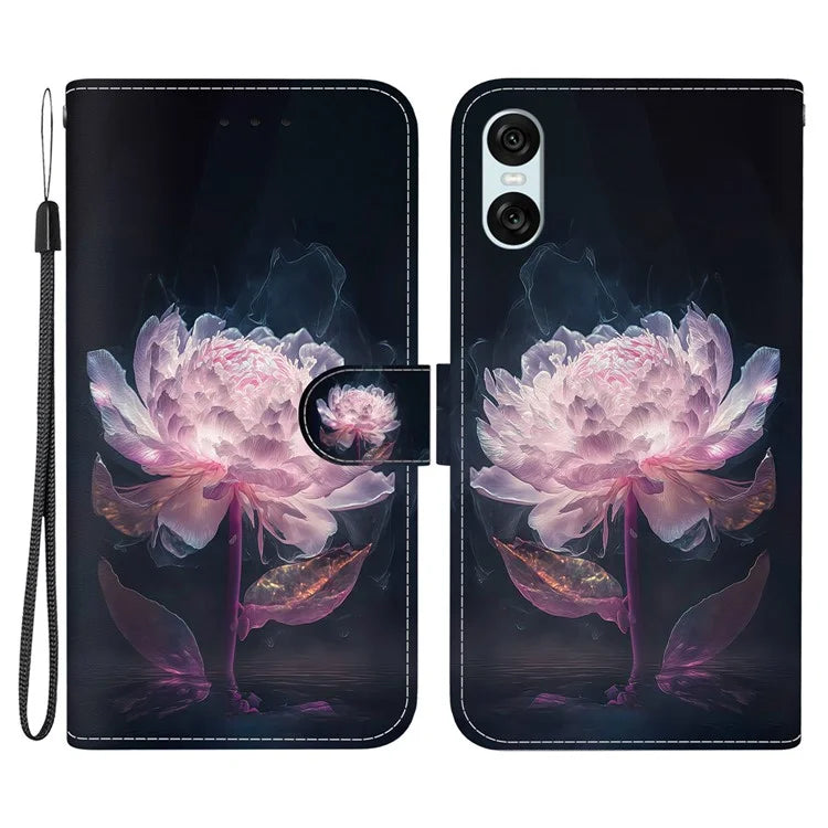 For Sony Xperia 5 VI Case Wallet Pattern Print Leather Phone Cover