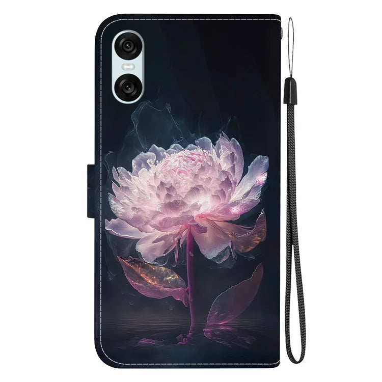 For Sony Xperia 5 VI Case Wallet Pattern Print Leather Phone Cover