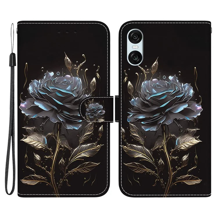 For Sony Xperia 5 VI Case Wallet Pattern Print Leather Phone Cover