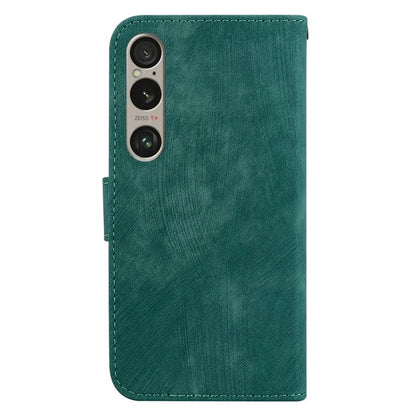 For Sony Xperia 1 VI Leather Case Cute Tiger Pattern Wallet Stand Phone Cover