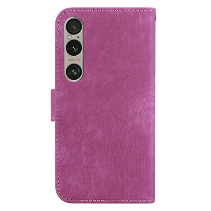 For Sony Xperia 1 VI Leather Case Cute Tiger Pattern Wallet Stand Phone Cover