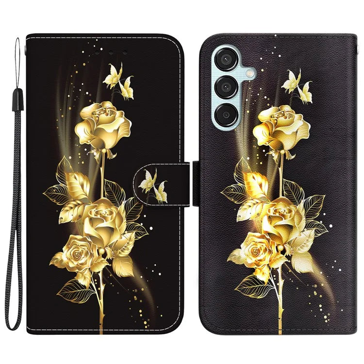 For Samsung Galaxy M15 5G / F15 5G Case Wallet Pattern Print Leather Phone Cover