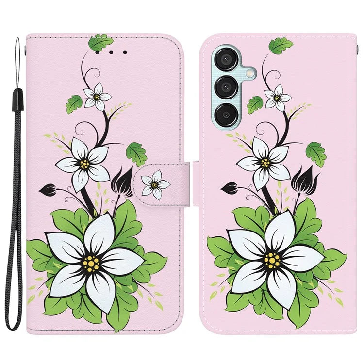 For Samsung Galaxy M15 5G / F15 5G Case Wallet Pattern Print Leather Phone Cover