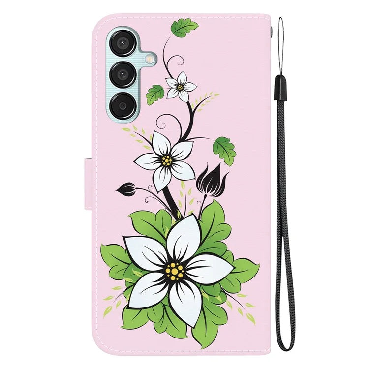 For Samsung Galaxy M15 5G / F15 5G Case Wallet Pattern Print Leather Phone Cover