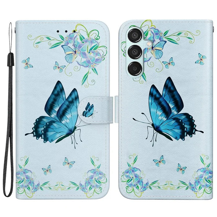 For Samsung Galaxy M15 5G / F15 5G Case Wallet Pattern Print Leather Phone Cover