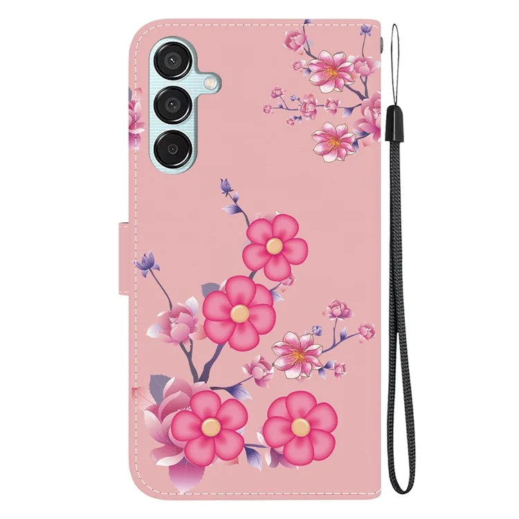 For Samsung Galaxy M15 5G / F15 5G Case Wallet Pattern Print Leather Phone Cover