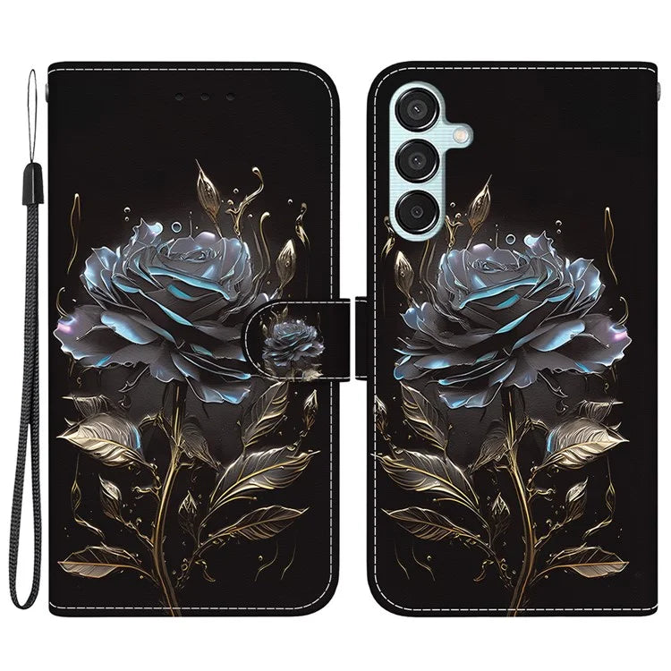 For Samsung Galaxy M15 5G / F15 5G Case Wallet Pattern Print Leather Phone Cover